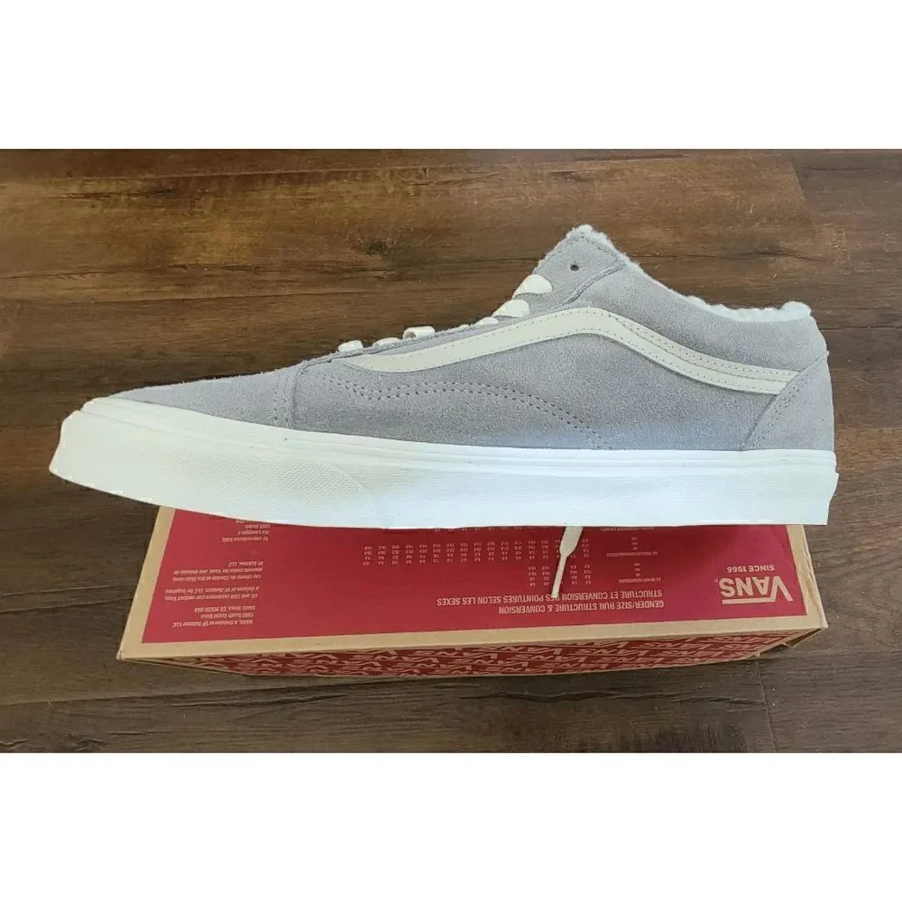 vans old skool cozy hug drizzle/mashmal women size 8.5